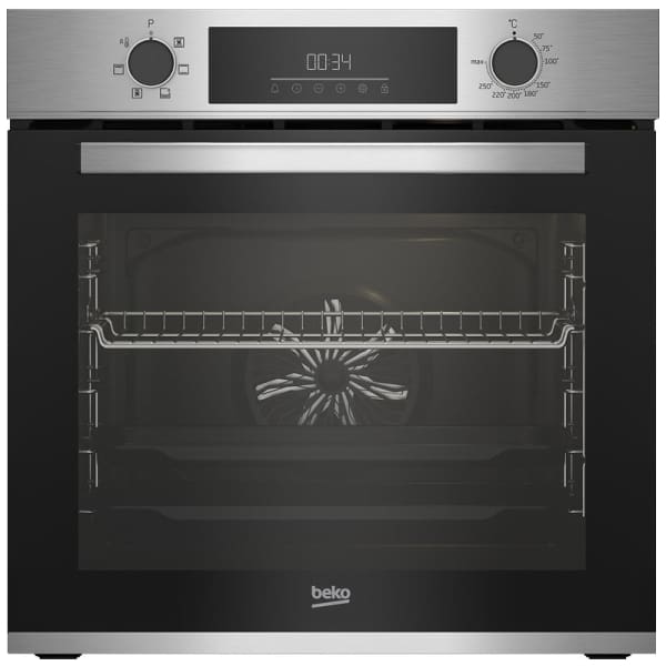 Four encastrable Beko 6 Fonctions avec Afficheur 60 cm / 72 L / Inox Four encastrable Beko 6 Fonctions avec Afficheur 60 cm / 72 L / Inox